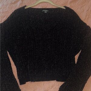 Wild Fable Black V-Neck Sweater